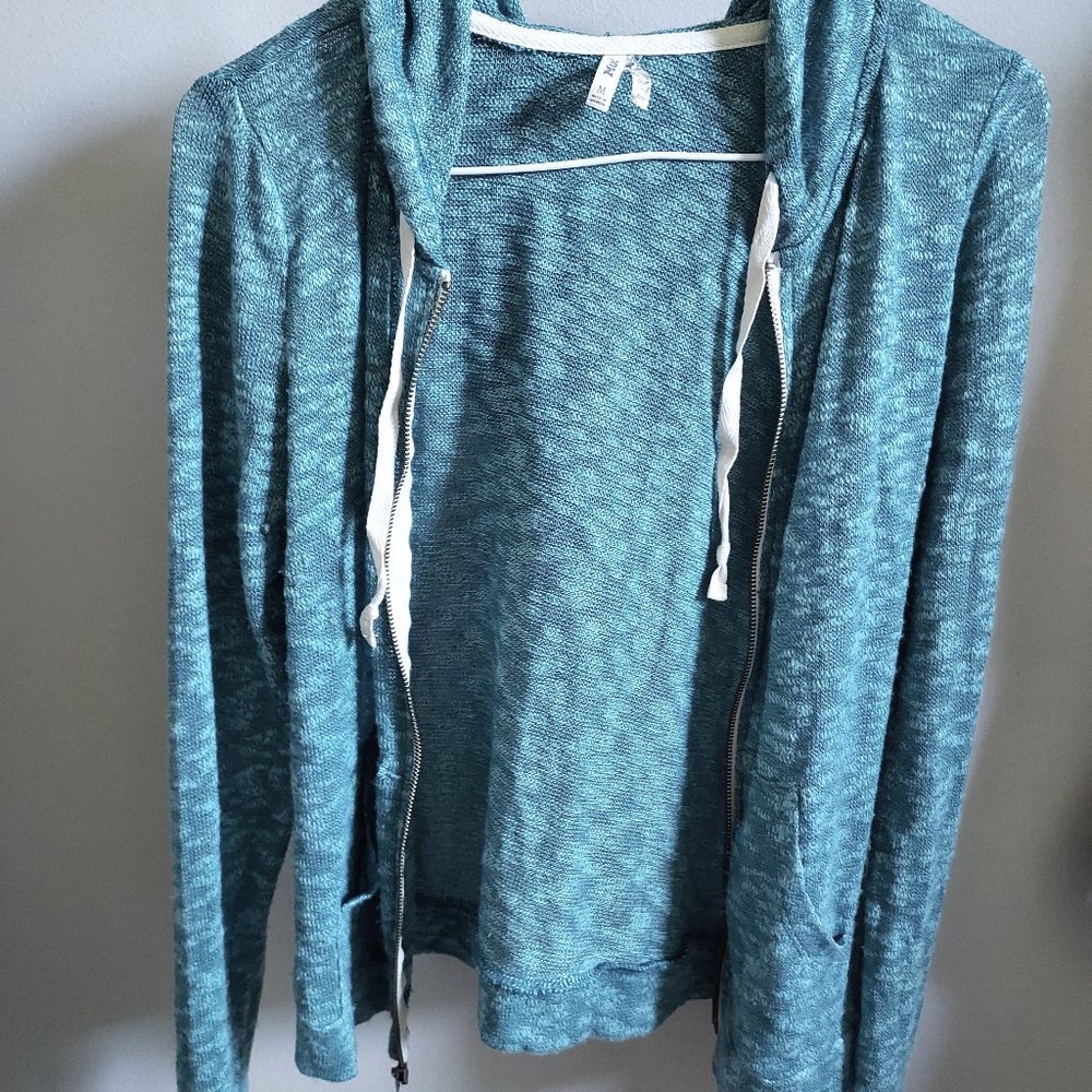 Knit Hooded Sweatshirt